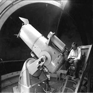 Zwicky at the 18-inch Schmidt: Thanks to the Jet Propulsion Laboratory Archives.