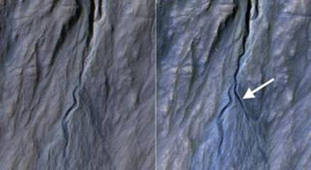 Un nuevo canal Gully en Terra Sirenum, Marte
